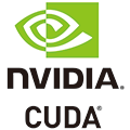 NVIDIA社 CUDAテクノロジーロゴ